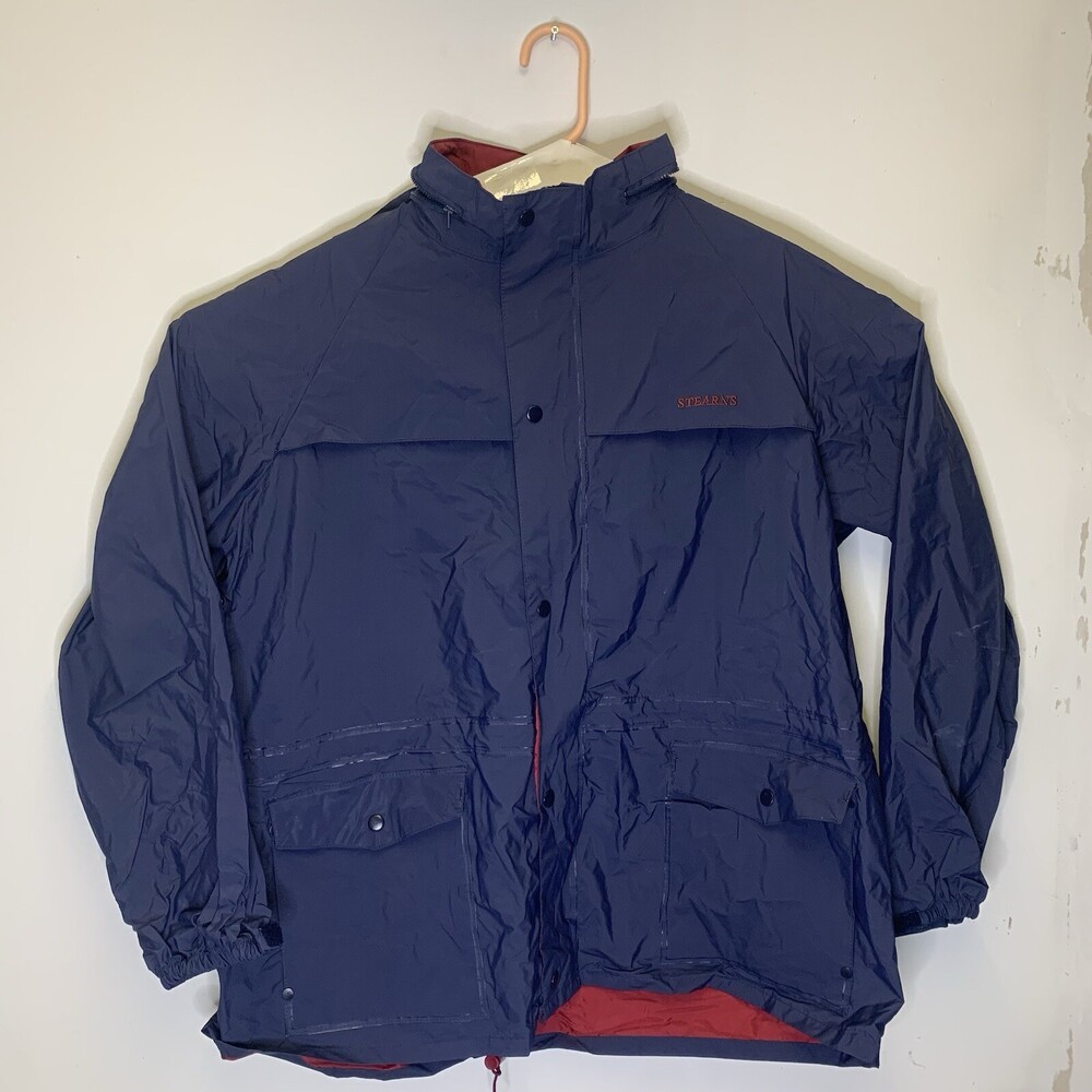 Stearns Dry Wear Jacket Men’s 2XL Hooded Canvas Nylon Fishing